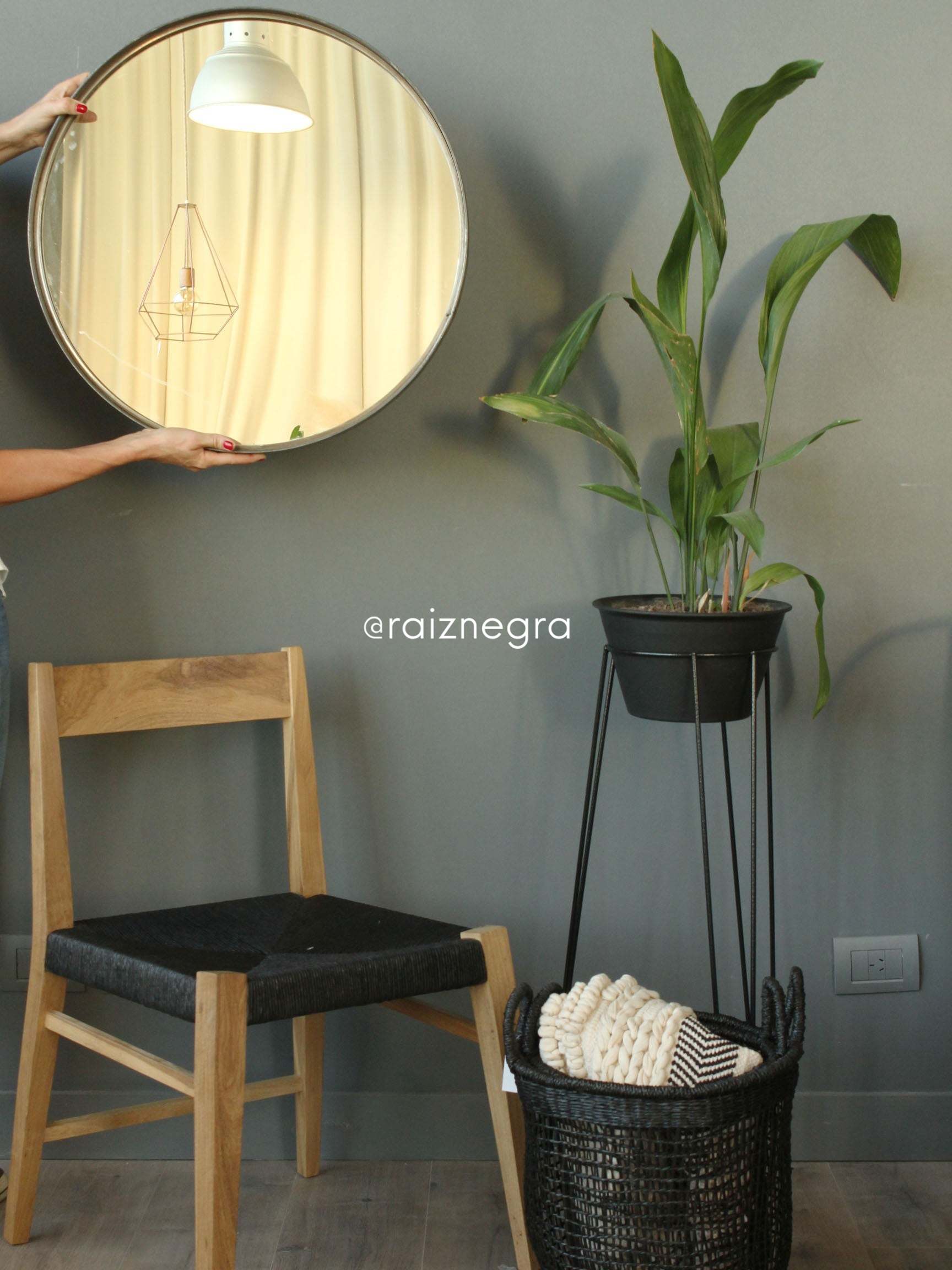 Espejo Sofia - Hierro Negro