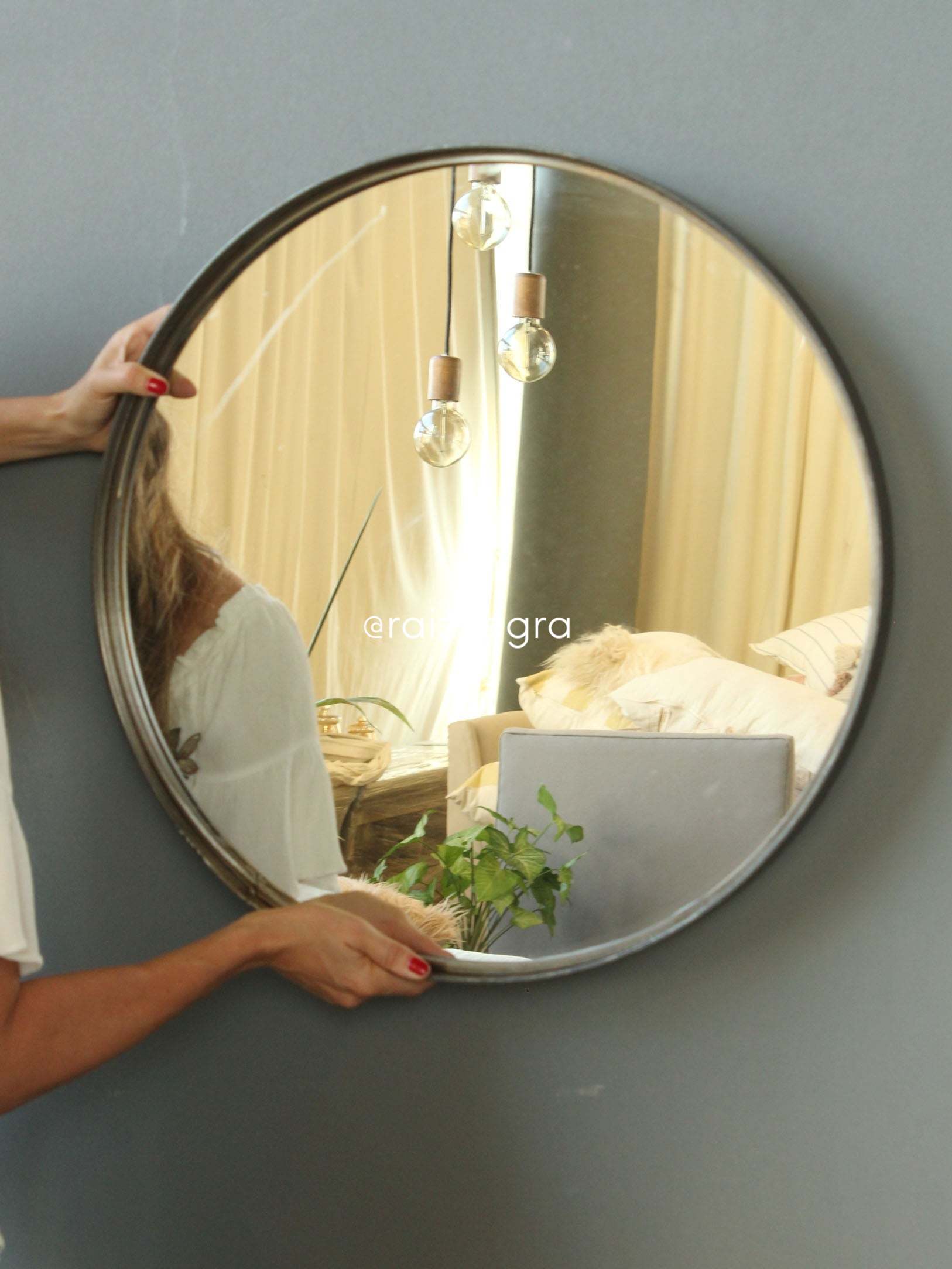 Espejo Sofia - Hierro Negro