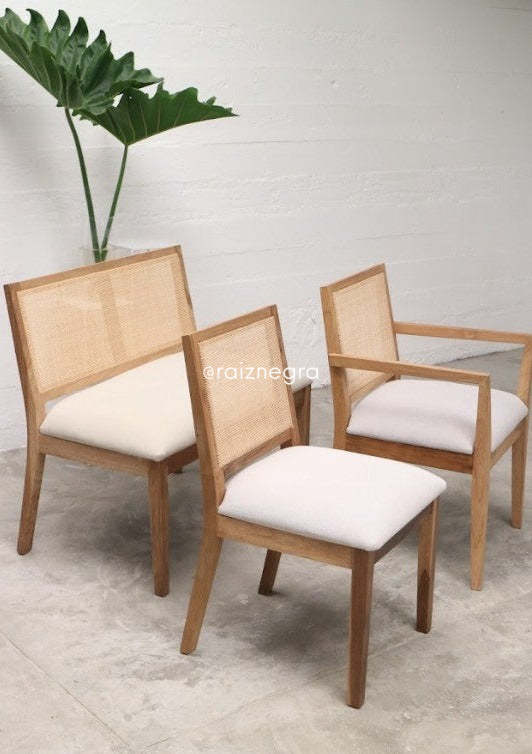 STOCK - Silla Bruselas Doble Gris Claro