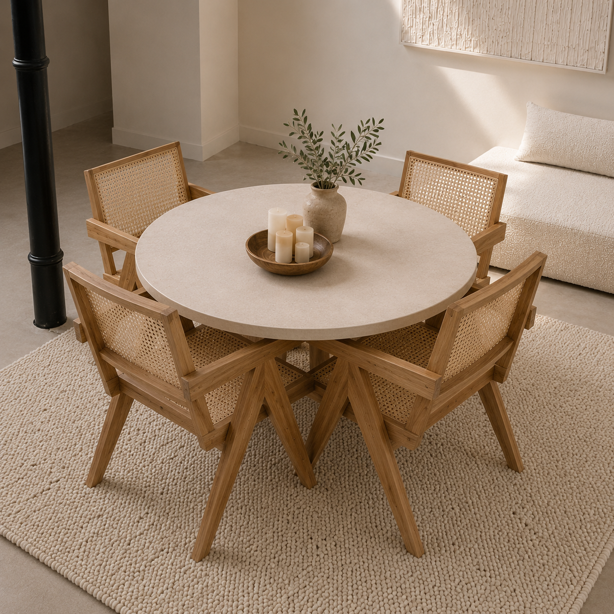 Silla Droit con apoyabrazos