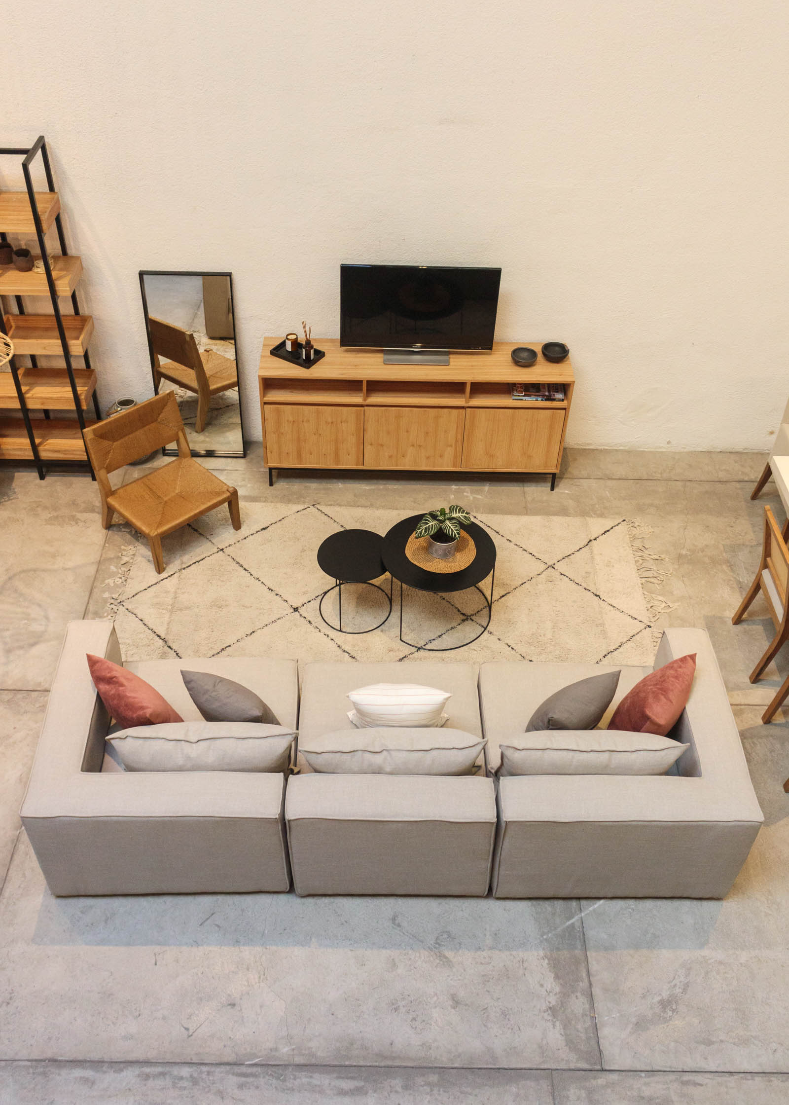 SOFA SUECIA -  3 MÓDULOS - 100 PROF