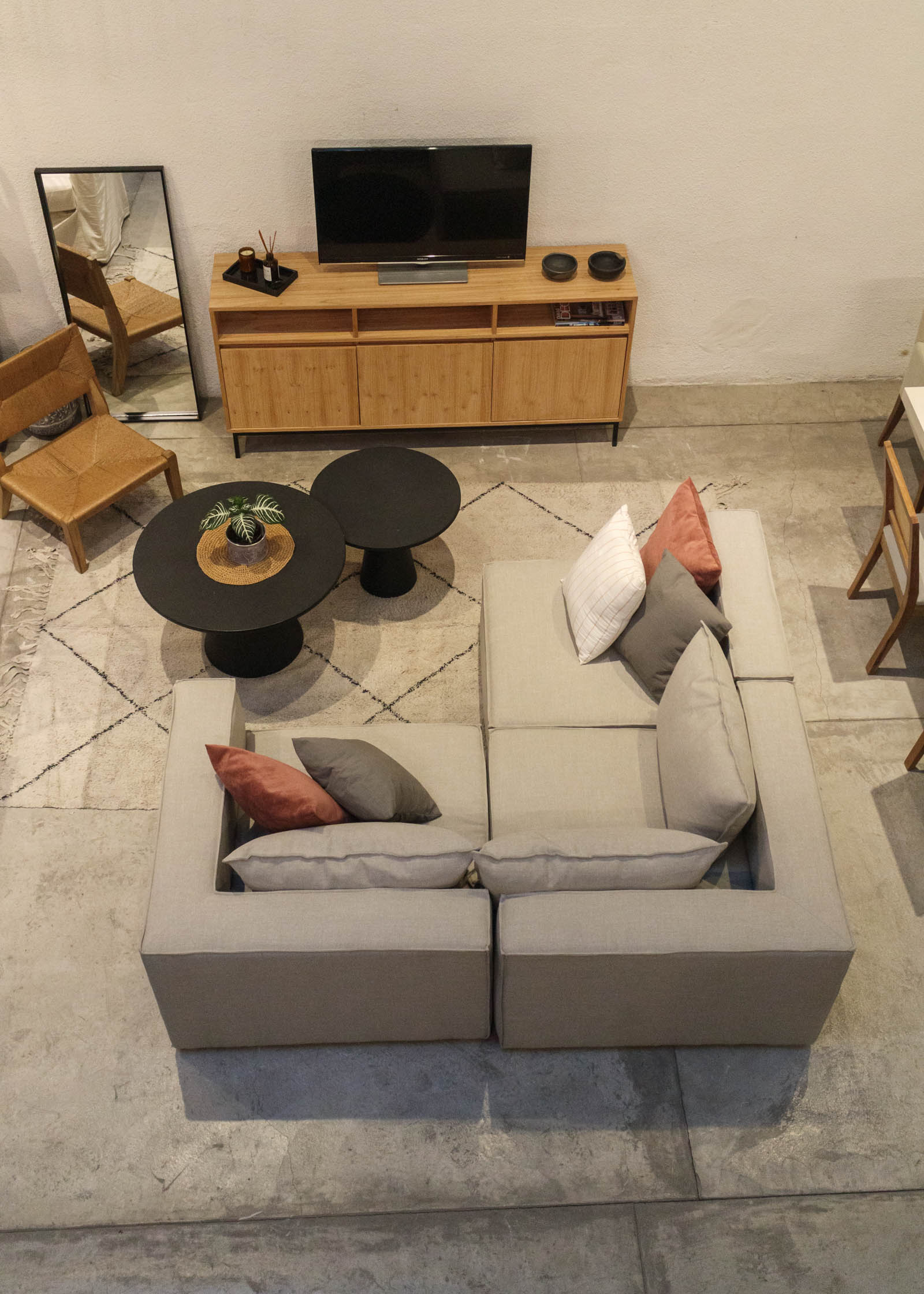 SOFA SUECIA -  3 MÓDULOS - 100 PROF