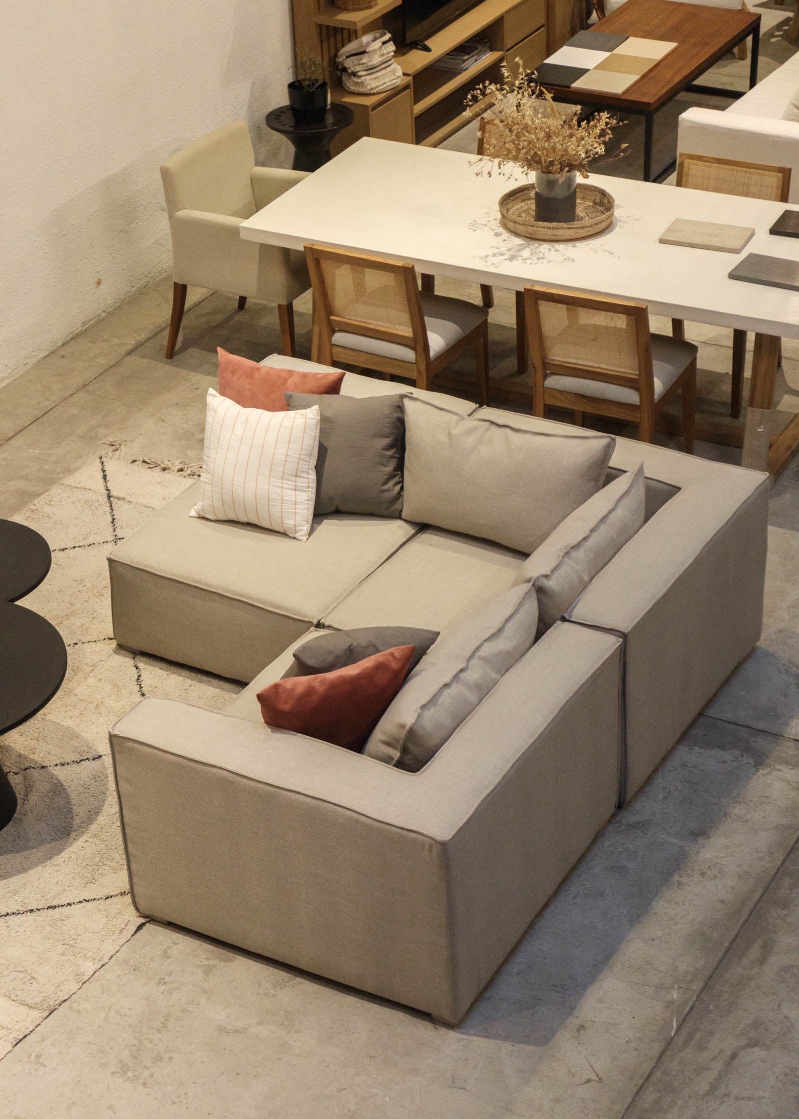 SOFA SUECIA -  3 MÓDULOS - 100 PROF