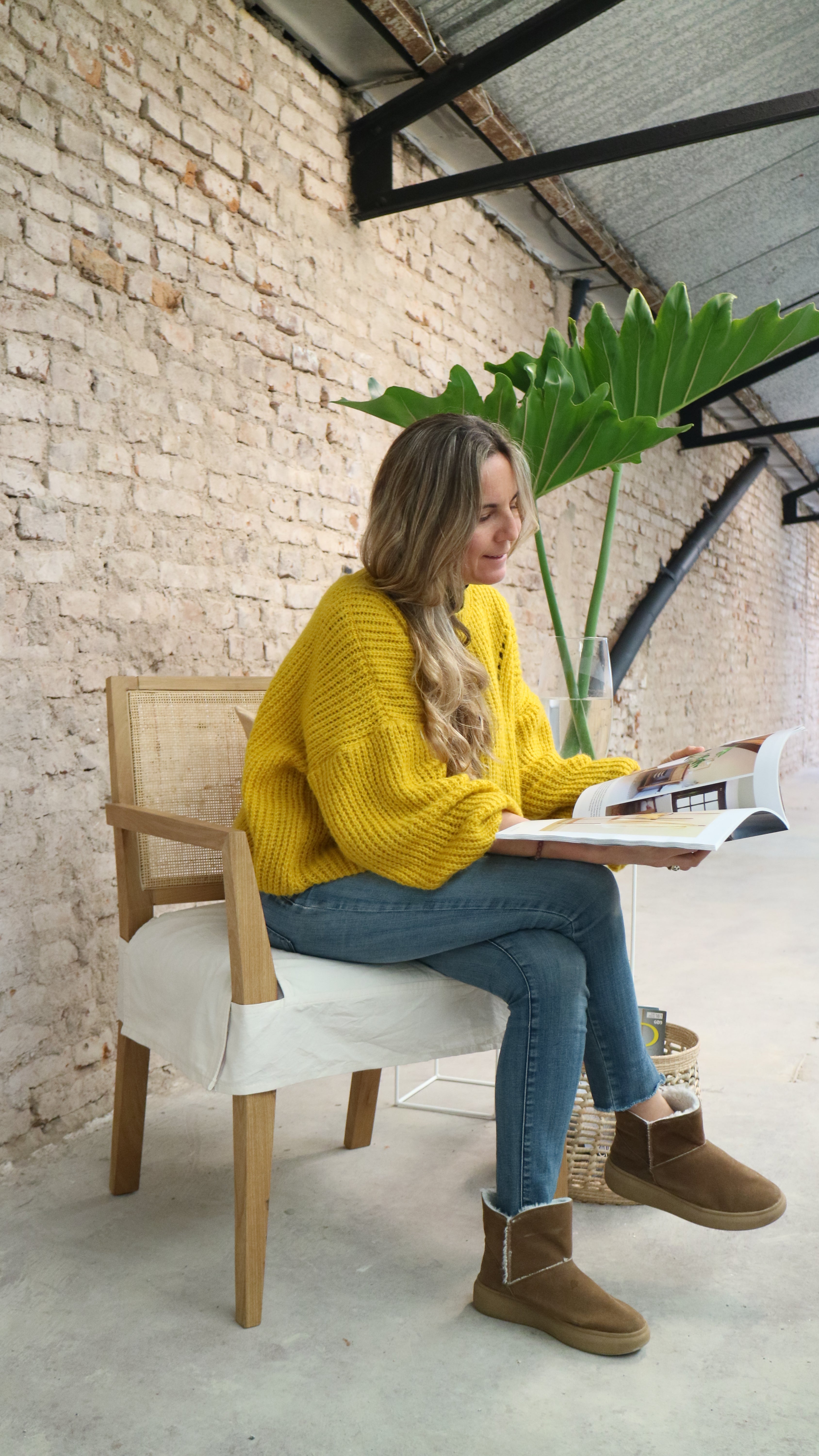 Silla Bruselas con apoyabrazos - Funda Tussor Natutal