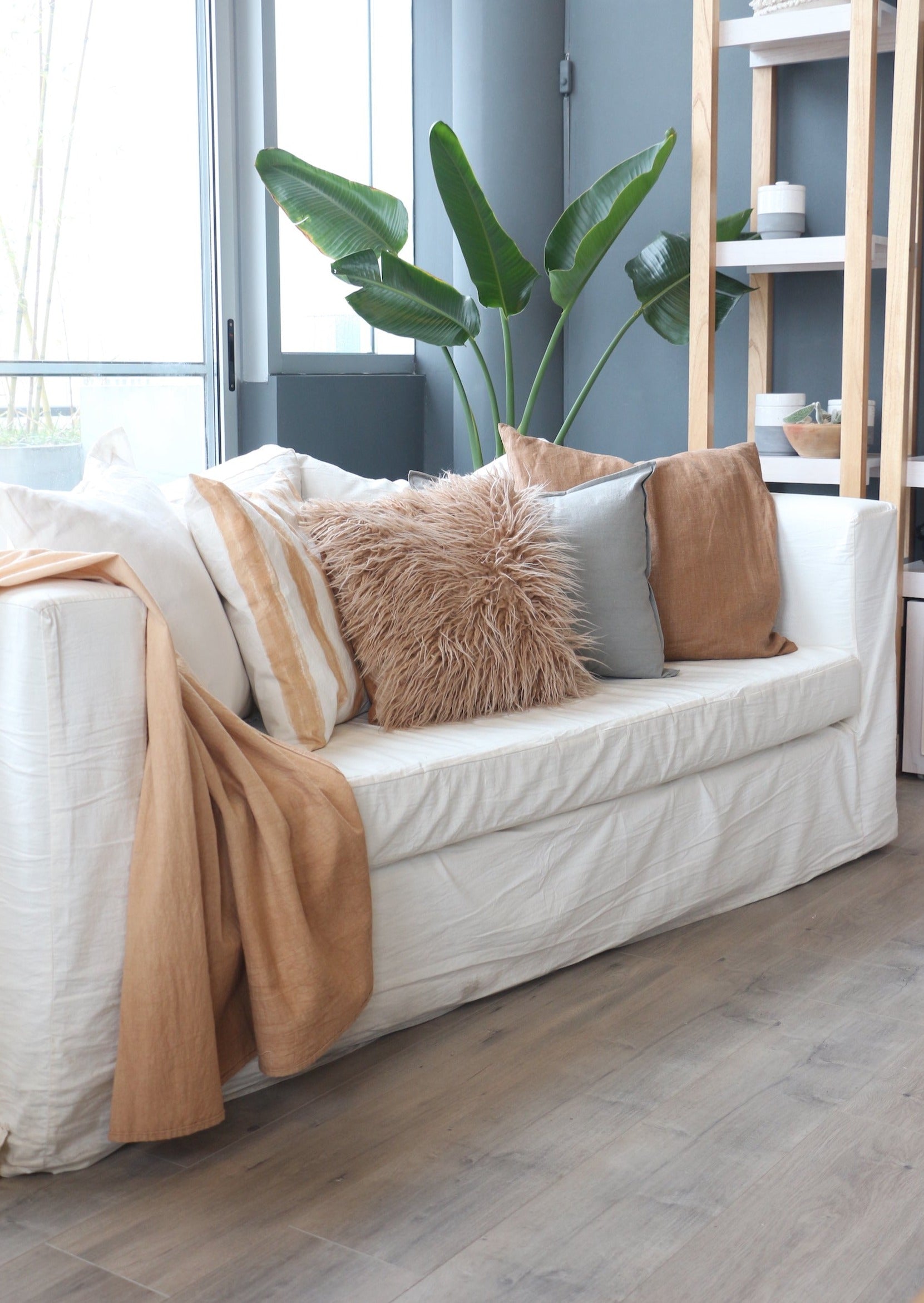 SOFA CUBO CON FUNDA - TAPIZADO EN PANAMA - 1,00 PROF