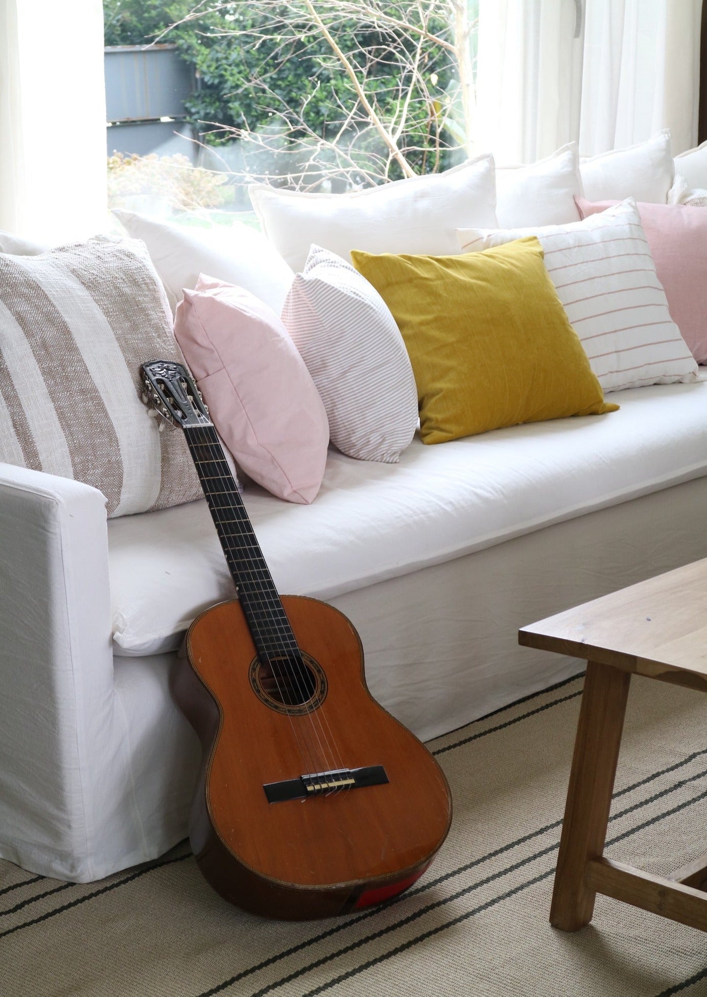 SOFA MIX CON FUNDA - TAPIZADO EN PANAMA - 90 PROF