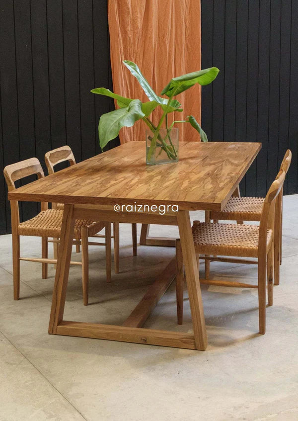 Mesa Santa clara 150 x 80 + 4 sillas Moller peteribi