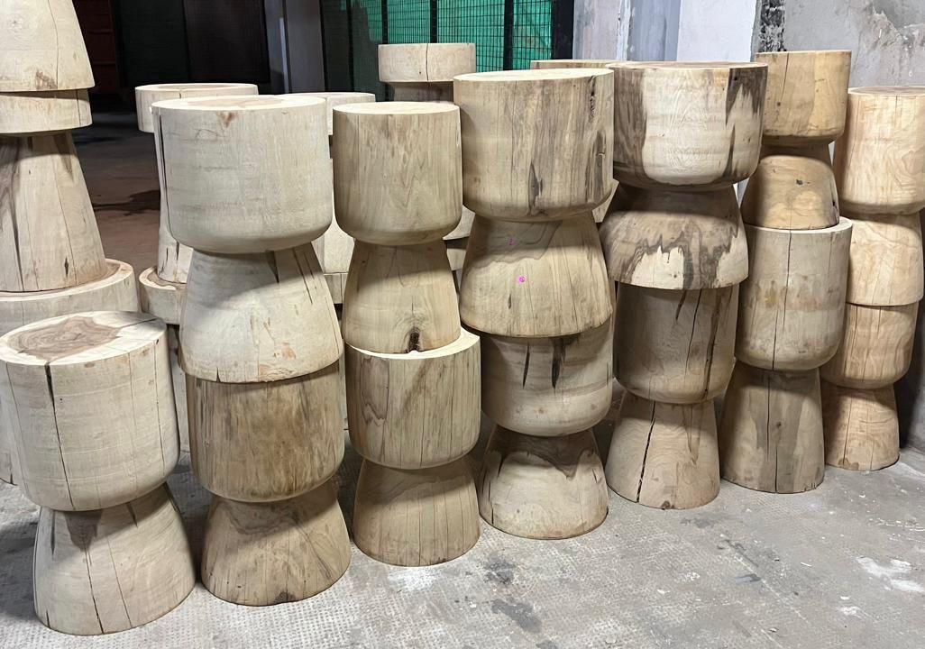 Banco o tocho Madera maciza